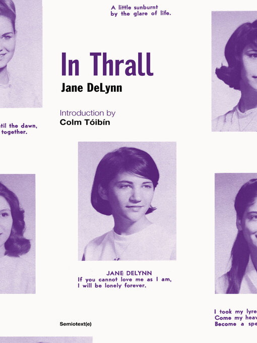 Title details for In Thrall by Jane Delynn - Wait list